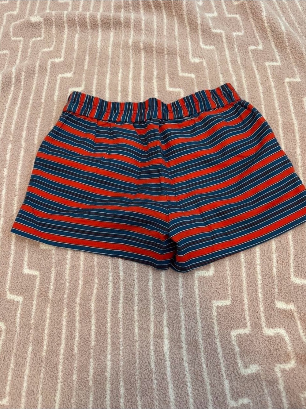 J. Crew Red and Navy Striped Athletic Shorts - Picture 4 of 4